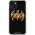 DC Comics Batman Silhouette Logo Vintage Pattern iPhone 14 Clear Case