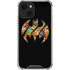 DC Comics Batman Silhouette Logo Vintage Pattern iPhone 14 Plus Clear Case