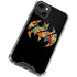 DC Comics Batman Silhouette Logo Vintage Pattern iPhone 14 Plus Clear Case