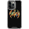 DC Comics Batman Silhouette Logo Vintage Pattern iPhone 15 Pro Clear Case