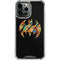 DC Comics Batman Silhouette Logo Vintage Pattern iPhone 15 Pro Max Clear Case