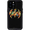DC Comics Batman Silhouette Logo Vintage Pattern iPhone 14 Pro Max Waterproof Case