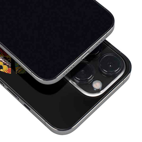 DC Comics Batman Silhouette Logo Vintage Pattern iPhone 14 Pro Skin