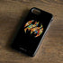 DC Comics Batman Silhouette Logo Vintage Pattern iPhone 8 Pro Case