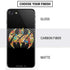 DC Comics Batman Silhouette Logo Vintage Pattern iPhone SE (2nd & 3rd Gen) Skin