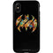DC Comics Batman Silhouette Logo Vintage Pattern iPhone X Pro Case