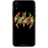DC Comics Batman Silhouette Logo Vintage Pattern iPhone XR Skin
