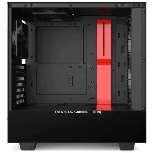 DC Comics Batman Silhouette Logo Vintage Pattern NZXT H510 Compact ATX Mid-Tower Case Skin