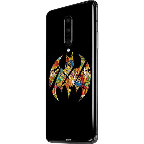 DC Comics Batman Silhouette Logo Vintage Pattern OnePlus 7 Pro Skin