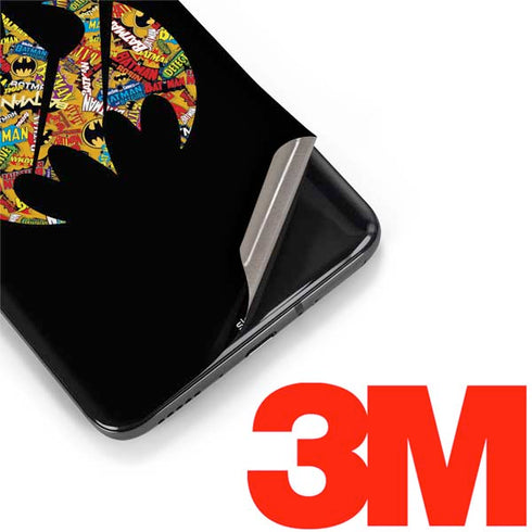 DC Comics Batman Silhouette Logo Vintage Pattern OnePlus 7 Pro Skin