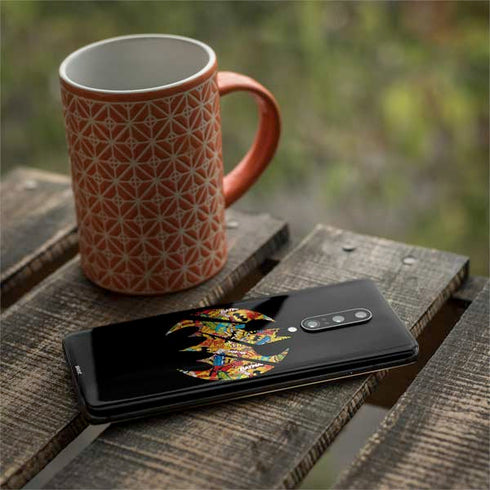 DC Comics Batman Silhouette Logo Vintage Pattern OnePlus 7 Pro Skin