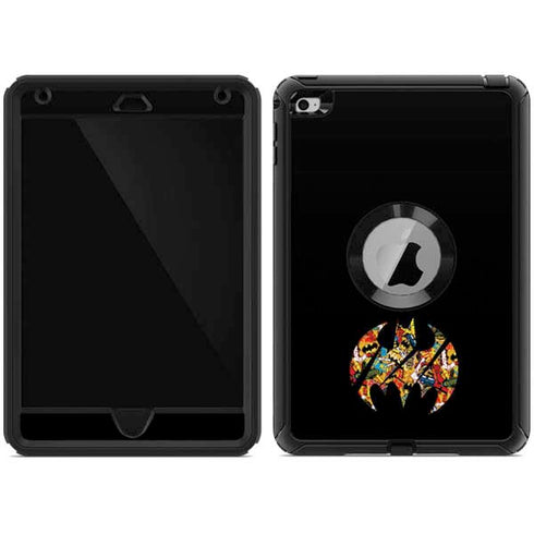 DC Comics Batman Silhouette Logo Vintage Pattern Otterbox Defender iPad Skin