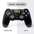 DC Comics Batman Silhouette Logo Vintage Pattern PS4 Controller Skin