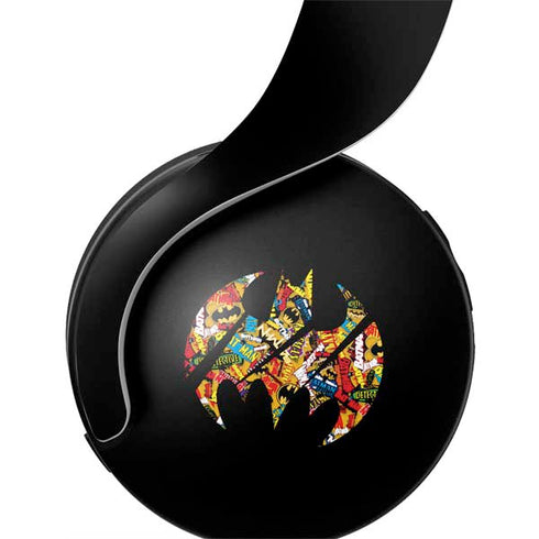 DC Comics Batman Silhouette Logo Vintage Pattern PULSE 3D Wireless Headset for PS5 Skin