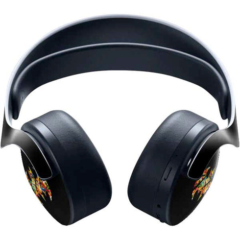 DC Comics Batman Silhouette Logo Vintage Pattern PULSE 3D Wireless Headset for PS5 Skin