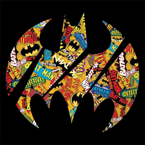 DC Comics Batman Silhouette Logo Vintage Pattern Surface Book 2 15in Skin