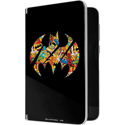 DC Comics Batman Silhouette Logo Vintage Pattern Surface Duo Skin