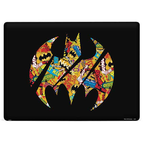 DC Comics Batman Silhouette Logo Vintage Pattern Surface Laptop 2 Skin