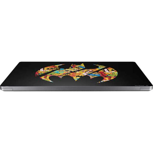DC Comics Batman Silhouette Logo Vintage Pattern Universal Laptop 12in (9.8 x 6.8in) Skin