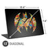 DC Comics Batman Silhouette Logo Vintage Pattern Universal Laptop 13in (10.6 x 7.6in) Skin