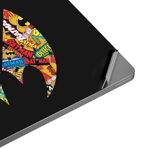 DC Comics Batman Silhouette Logo Vintage Pattern Universal Laptop 14in (11.4 x 8.2in) Skin
