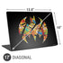 DC Comics Batman Silhouette Logo Vintage Pattern Universal Laptop 17in (13.8 x 10in) Skin