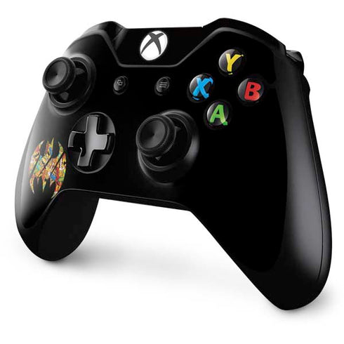 DC Comics Batman Silhouette Logo Vintage Pattern Xbox One Controller Skin