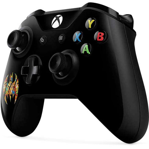 DC Comics Batman Silhouette Logo Vintage Pattern Xbox One X Controller Skin