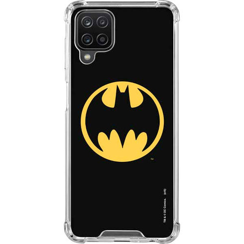 DC Comics Batman Logo Galaxy A12 Clear Case