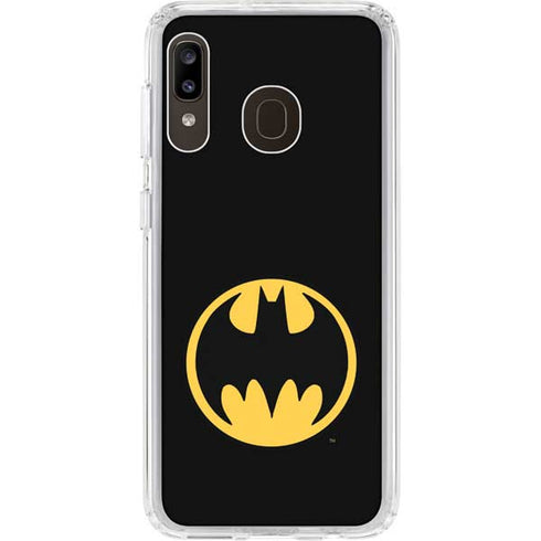 DC Comics Batman Logo Galaxy A20 Clear Case