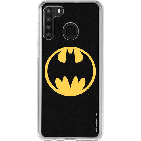 DC Comics Batman Logo Galaxy A21 Clear Case