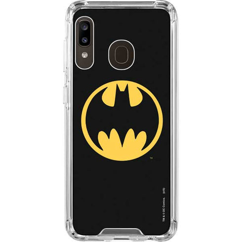 DC Comics Batman Logo Galaxy A30 Clear Case