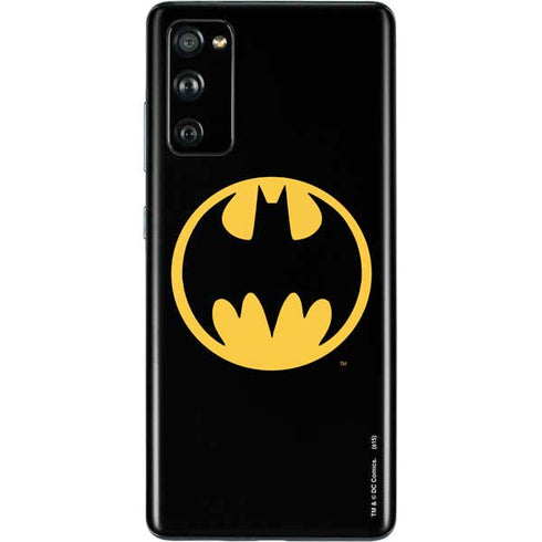 DC Comics Batman Logo Galaxy S20 Fan Edition Skin