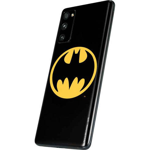 DC Comics Batman Logo Galaxy S20 Fan Edition Skin