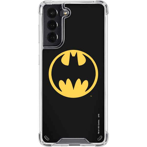 DC Comics Batman Logo Galaxy S21 5G Clear Case