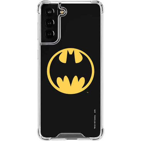 DC Comics Batman Logo Galaxy S21 FE Clear Case