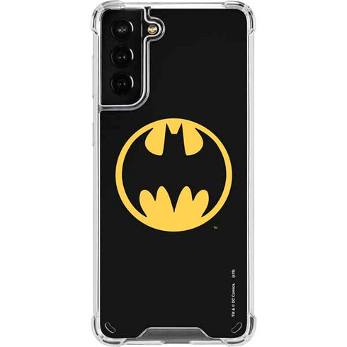 DC Comics Batman Logo Galaxy S21 Plus 5G Clear Case