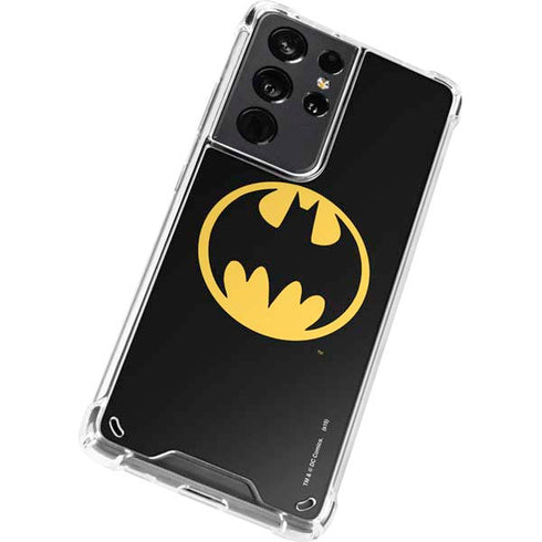 DC Comics Batman Logo Galaxy S21 Ultra 5G Clear Case