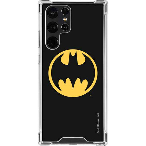 DC Comics Batman Logo Galaxy S22 Ultra Clear Case
