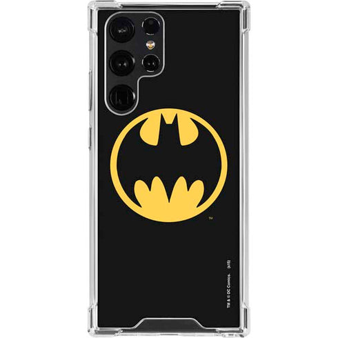 DC Comics Batman Logo Galaxy S24 Ultra Clear Case