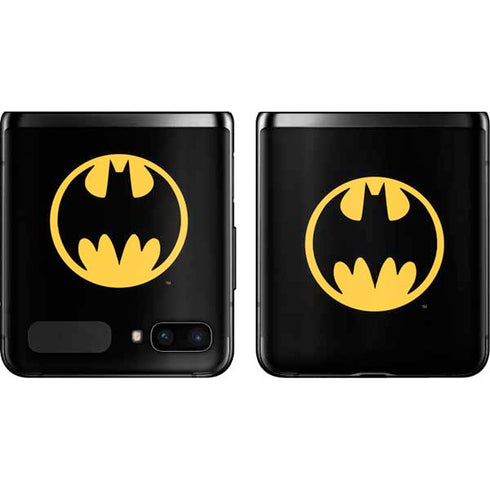 DC Comics Batman Logo Galaxy Z Flip Skin