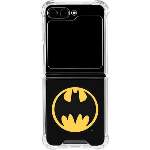 DC Comics Batman Logo Galaxy Z Flip5 5G Clear Case