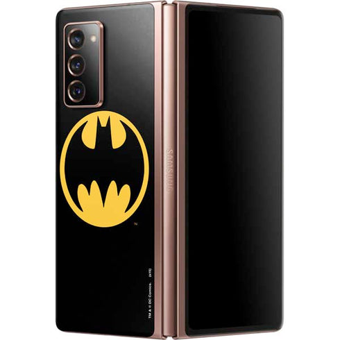 DC Comics Batman Logo Galaxy Z Fold2 5G Skin