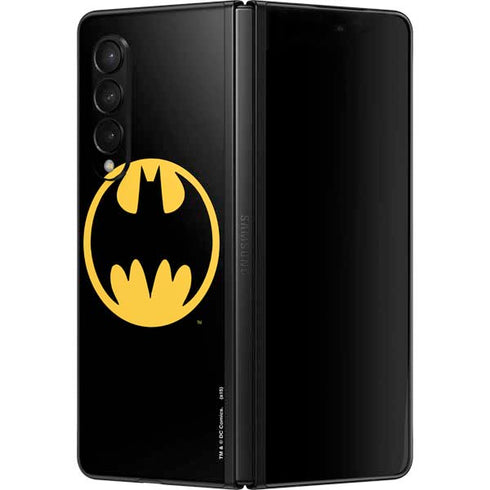 DC Comics Batman Logo Galaxy Z Fold3 5G Skin