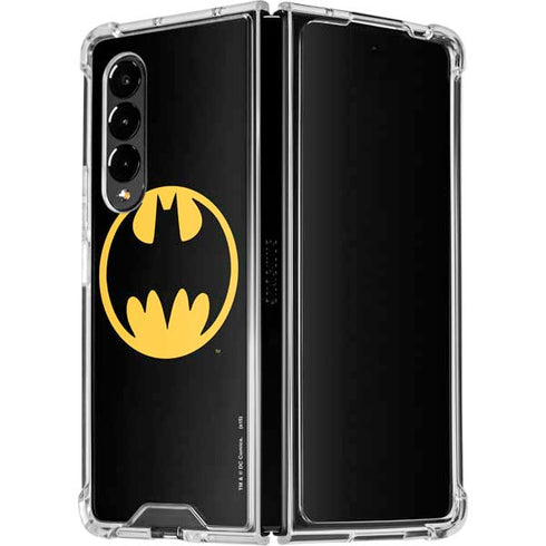 DC Comics Batman Logo Galaxy Z Fold4 5G Clear Case