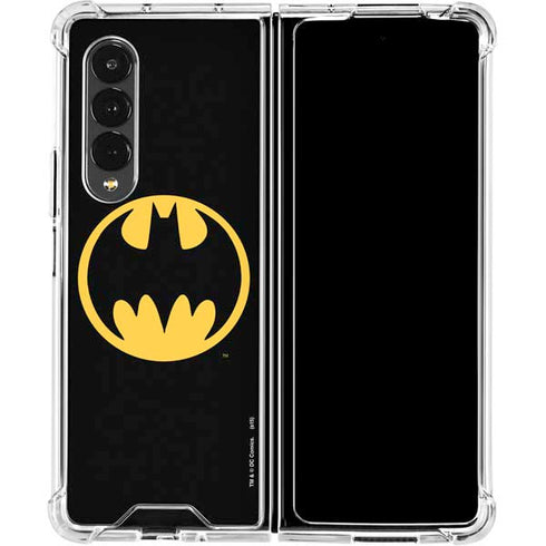 DC Comics Batman Logo Galaxy Z Fold4 5G Clear Case