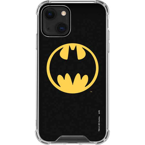DC Comics Batman Logo iPhone 13 Mini Clear Case