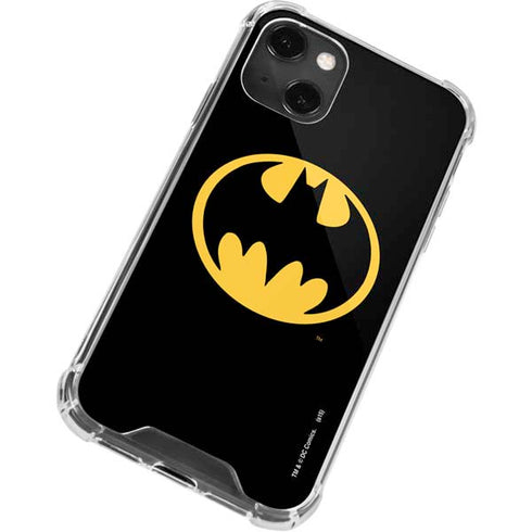 DC Comics Batman Logo iPhone 13 Mini Clear Case