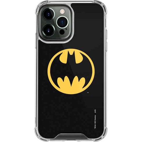 DC Comics Batman Logo iPhone 13 Pro Max Clear Case