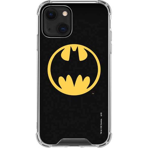 DC Comics Batman Logo iPhone 14 Plus Clear Case